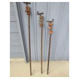 3 longer clamps