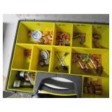 organizer w/copper & items