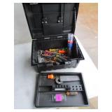 black toolbox & misc tools