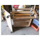 all wood carts w/wheels
