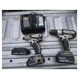 makita cordless drill&impact w/3 batteries&charger