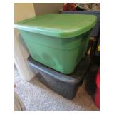 2 totes & contents