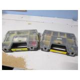 2 organizers w/electrical items