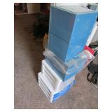 4 organizers & 2 plastic containers