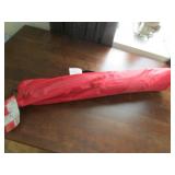 red folding chair