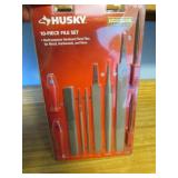 husky 10 pc file set