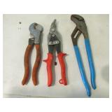 tin snips & pliers