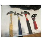 3 hammers & trim puller