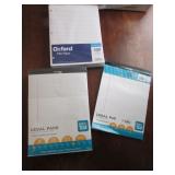 new legal pads & paper