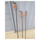 3 clamps