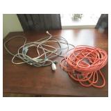 orange ext. cord & cords