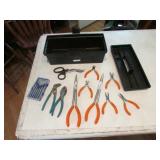 toolbox & pliers