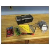 toolbox,squares,new tester,mask & items