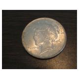 1922 silver peace dollar
