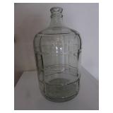 old glass water jug