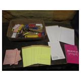 notepads & office items