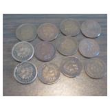 12 indian head cents