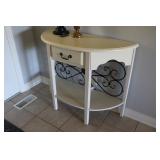 half moon table