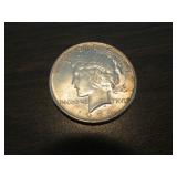1924 silver peace dollar