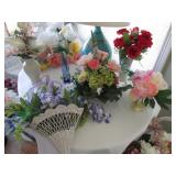 artificial flower & vases incl:lenox
