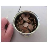 can of lincoln cents
