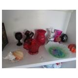 vases,glass dish & glassware