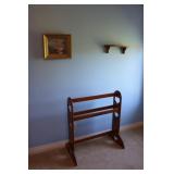 quilt rack,wall picture & wall shelf