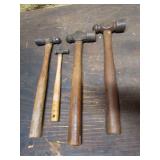 4 ballpeen hammers incl; 1 van camp