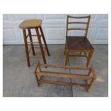 stool,chair & shoe rack