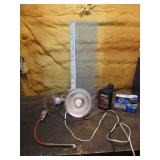 plexiglass,lights,oil,fogger,air tool