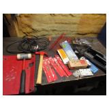 proto mallet,hammer,blades,glue gun,cord & items