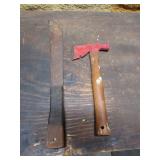 hatchet & corn knife