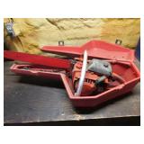 homelite super XL gas chainsaw w/case