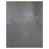 clear fenton glass dish