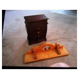 jewelry box & wall shelf