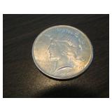 1923 silver peace dollar