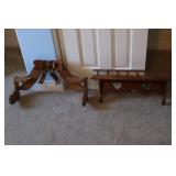2 wall shelves