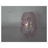 hand painted fenton candle holder