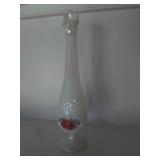 hand painted fenton vase