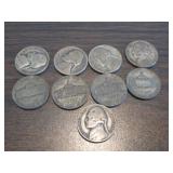 9 jefferson war nickels