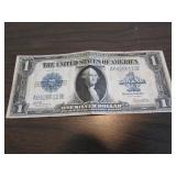larger 1923 series blue seal silver certificate