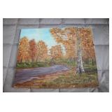 oil on canvas picture by Sylvester