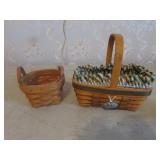 2 longaberger baskets