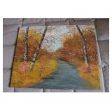 oil on canvas picture by Sylvester
