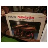 nativity set w/box