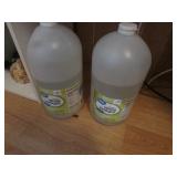 2 half jugs of vineger