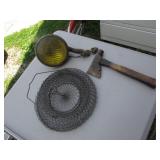 hatchet,old light & fishing item