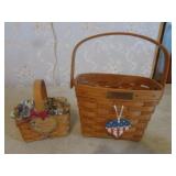 2 longaberger baskets