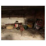 stp oil can,billy club,machinest tool & items