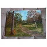 oil on canvas picture by Sylvester